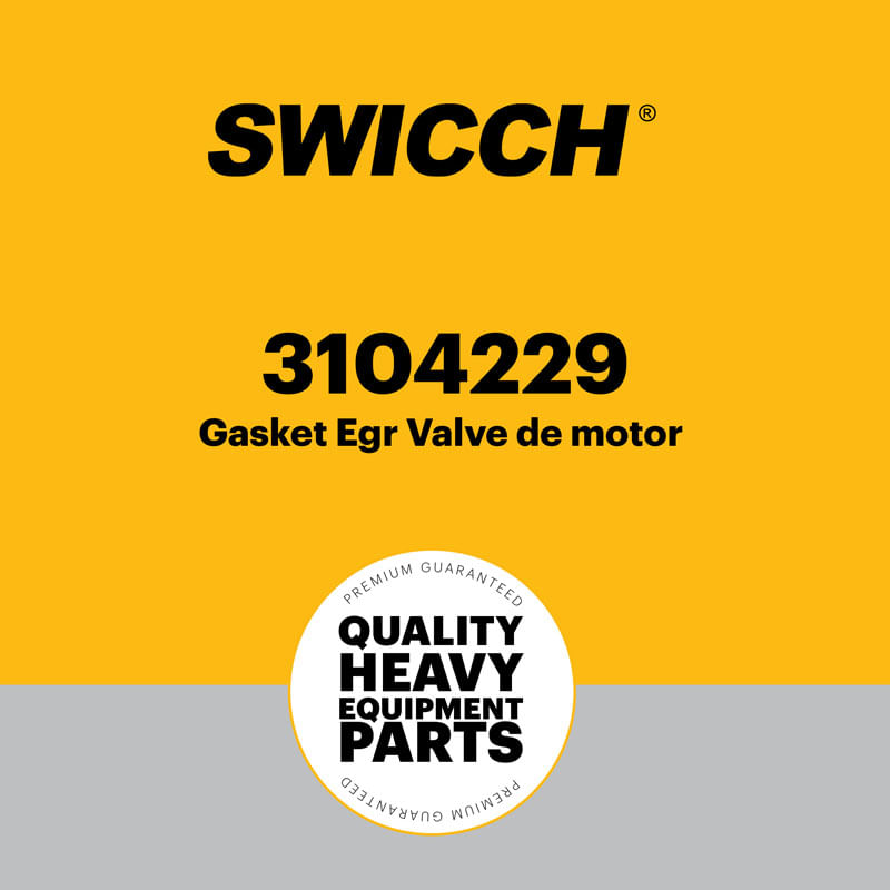 Gasket Egr Valve de motor 3104229