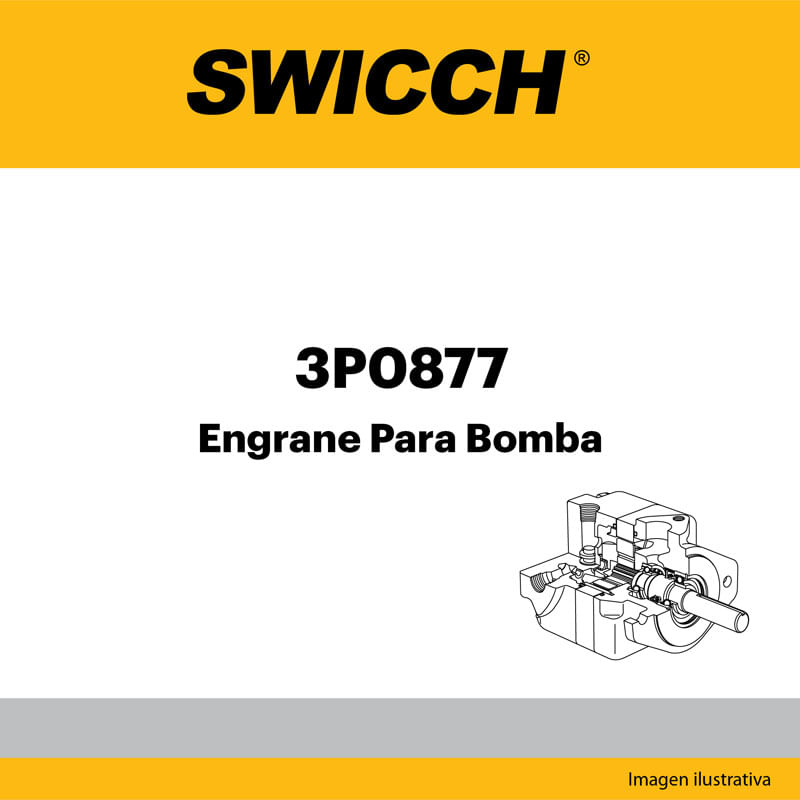 Engrane Para Bomba 3P0877