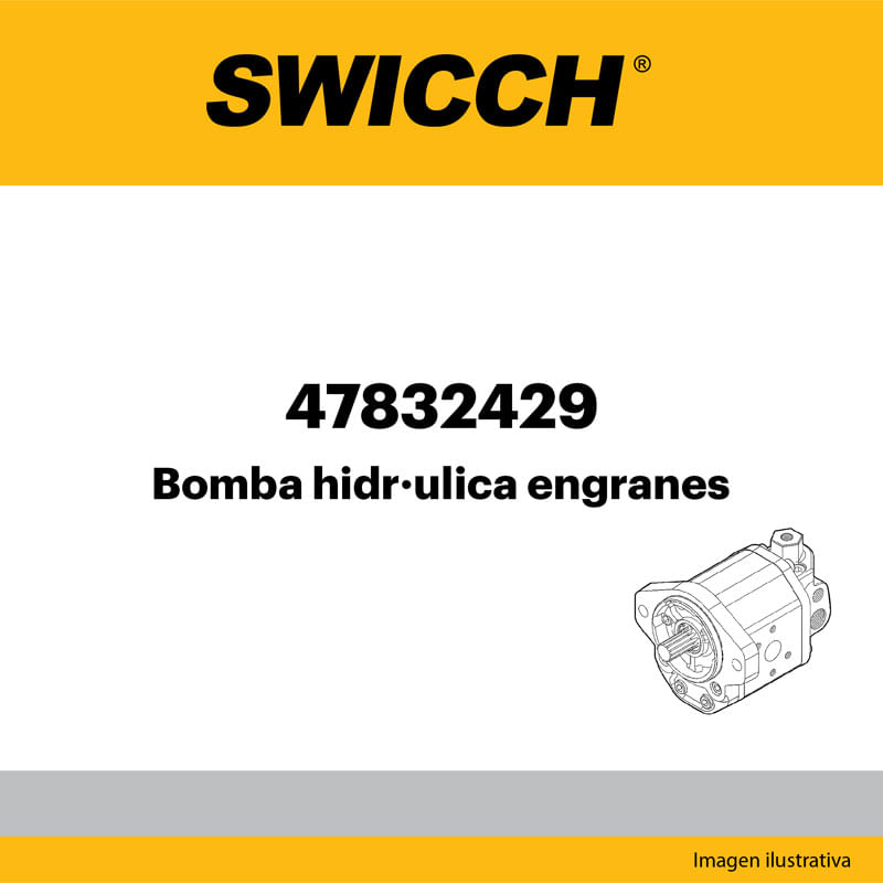 Bomba hidráulica engranes 47832429