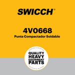 Punta Compactador Soldable 4V0668