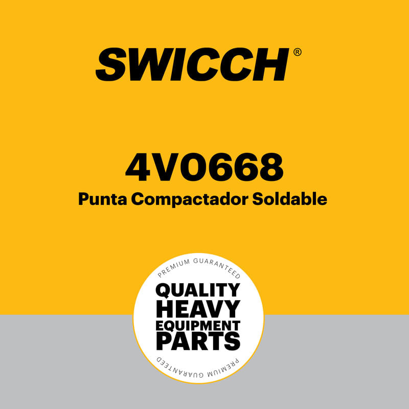 Punta Compactador Soldable 4V0668