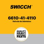 Válvula de Admisión 6610-41-4110