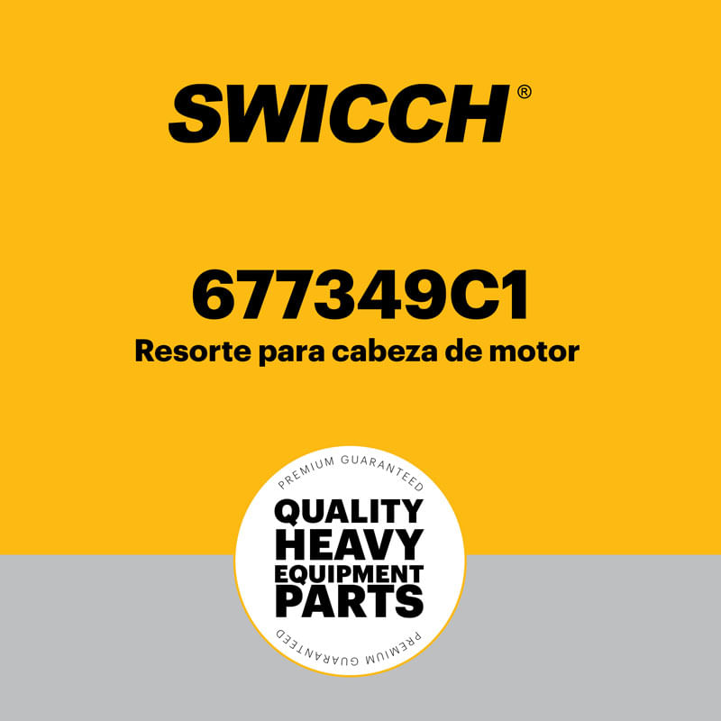 Resorte para cabeza de motor 677349C1