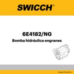 Bomba hidráulica engranes 6E4182/NG