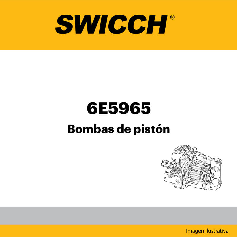 Bomba hidráulica de pistones 6E5965
