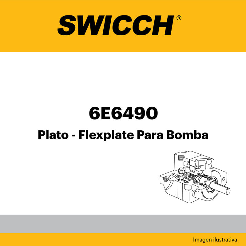 Plato - Flexplate Para Bomba 6E6490