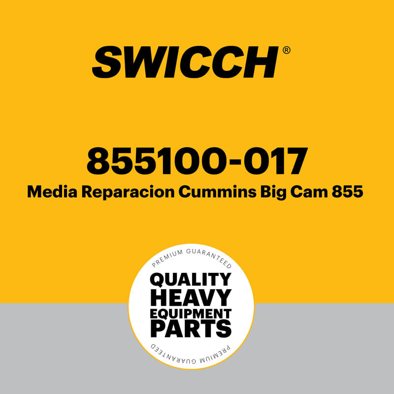 Media Reparación Cummins Big Cam 855 855100-017