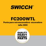 Punta-para-retroexcavadora--excavadora-talla-J200-FC200WTL