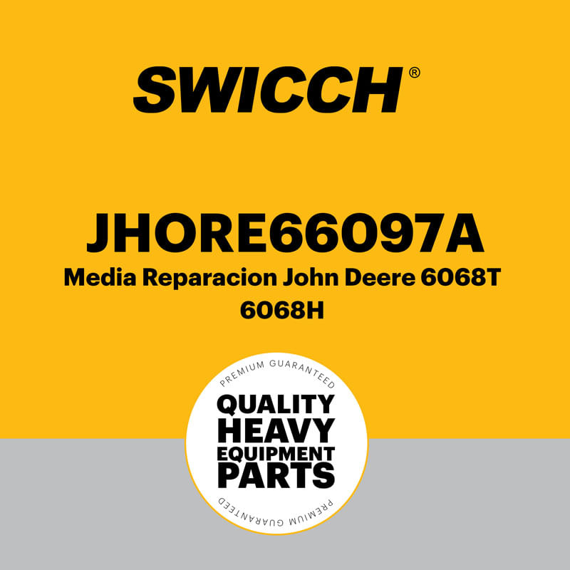 Media Reparación John Deere 6068T 6068H JHORE66097A