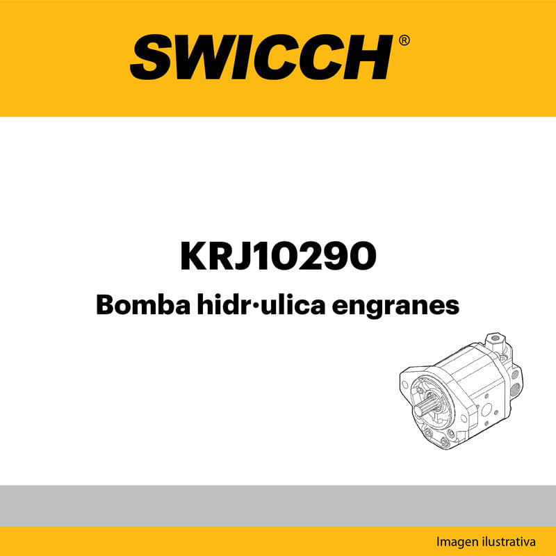 Bomba hidráulica engranes KRJ10290