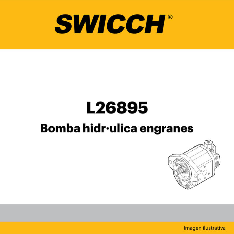 Bomba hidráulica engranes L26895