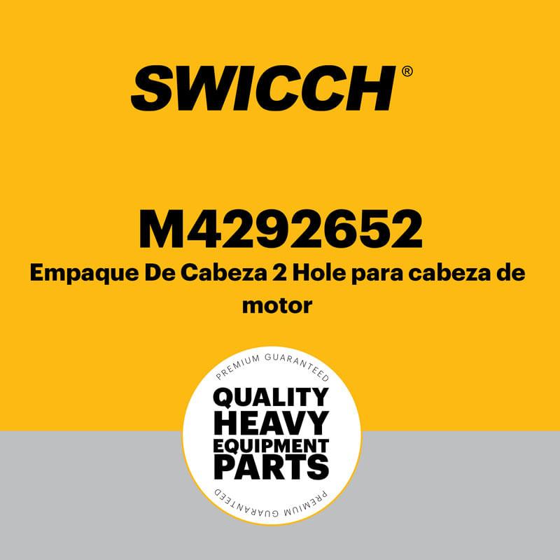Empaque De Cabeza 2 Hole para cabeza de motor M4292652