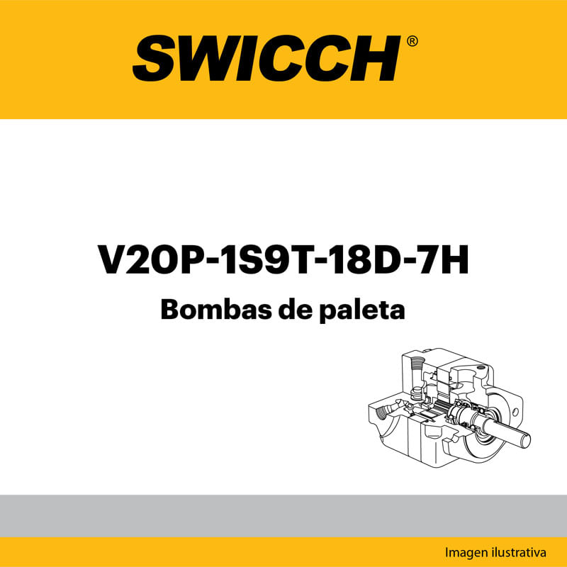 Bomba de paletas V20P-1S9T-18D-7H