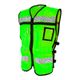 Chaleco rescatista high visibility abierto CADSR-2080AMCRGD
