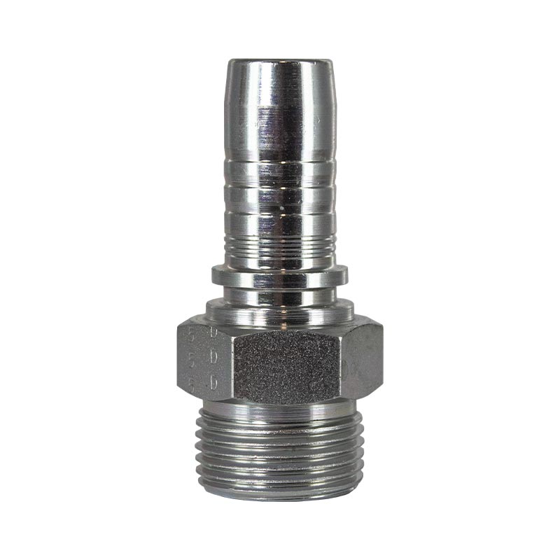 Macho recto ORFS, asiento plano rosca 1 1/2" M12410-24-24