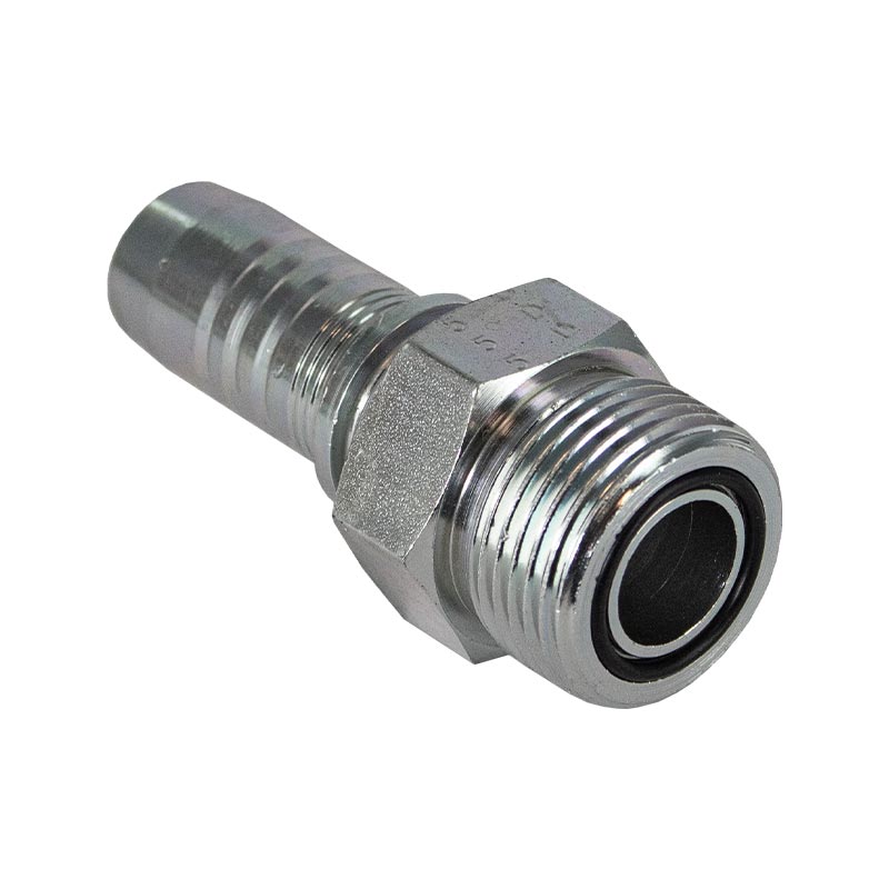 Macho recto ORFS, asiento plano rosca 1 1/2" M12410-24-24