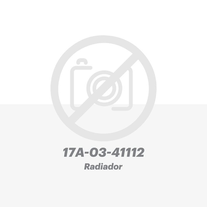 Radiador para equipo Komatsu® 17A-03-41112