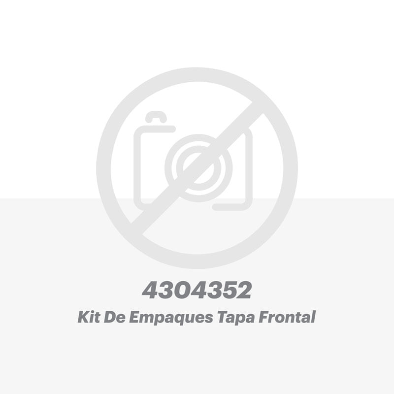 Kit de empaques tapa frontal para equipo Caterpillar® 4304352