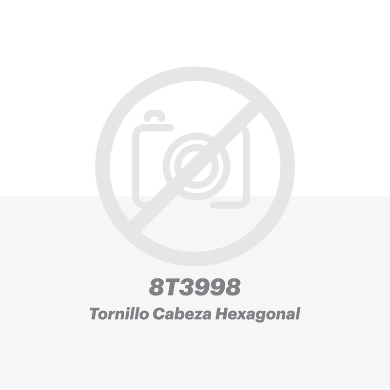 Tornillo cabeza hexagonal para equipo Caterpillar® 8T3998