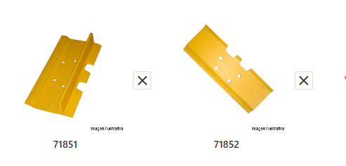 Zapata de 22" para Bulldozer