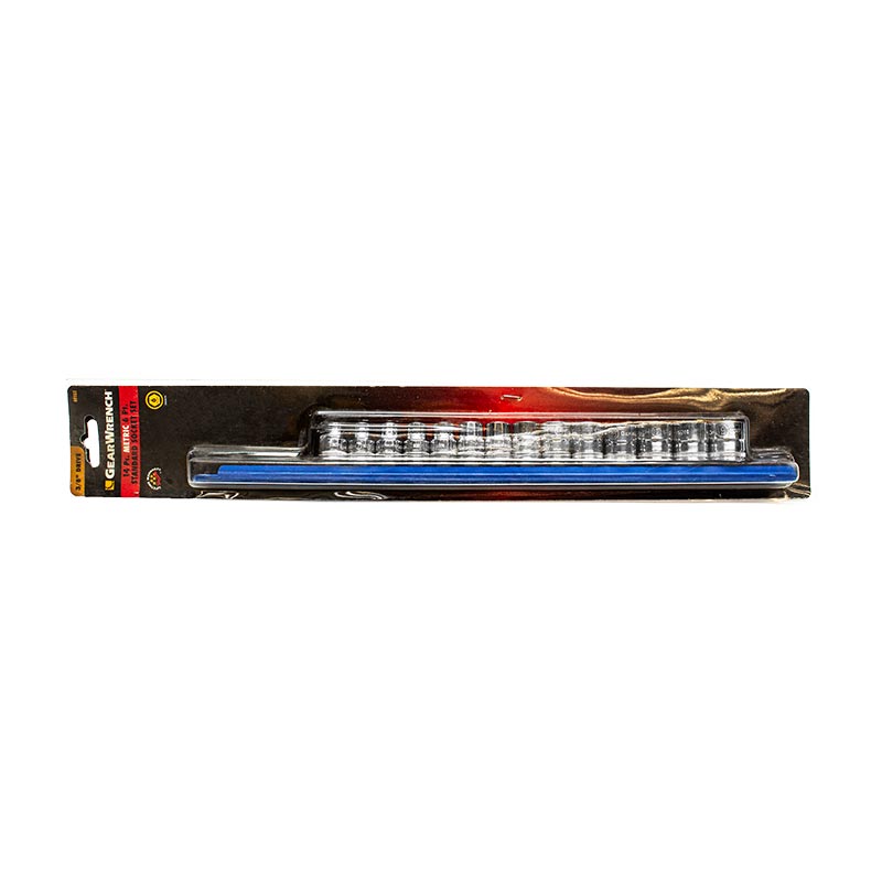 14 Piezas Juego de Dados Estandar 6 Puntas Mm de 3/8" APX80552