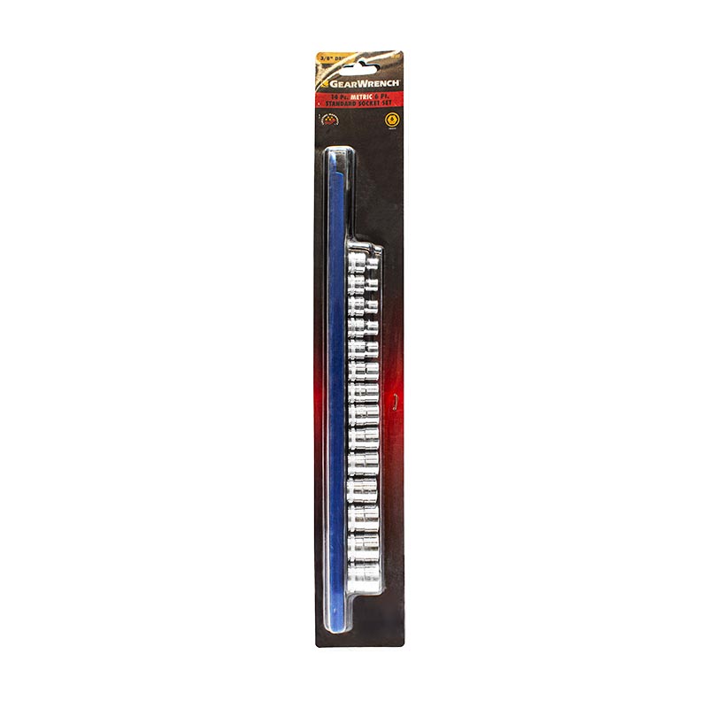 14 Piezas Juego de Dados Estandar 6 Puntas Mm de 3/8" APX80552