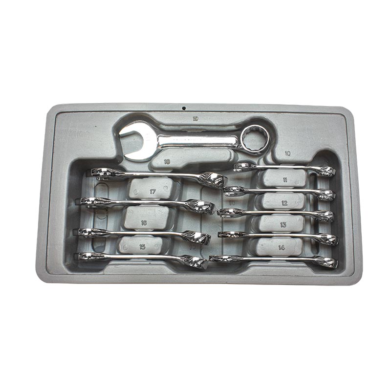 10 Piezas Set Llaves Combiandas Stubby 12 Puntas Metrico APX81904