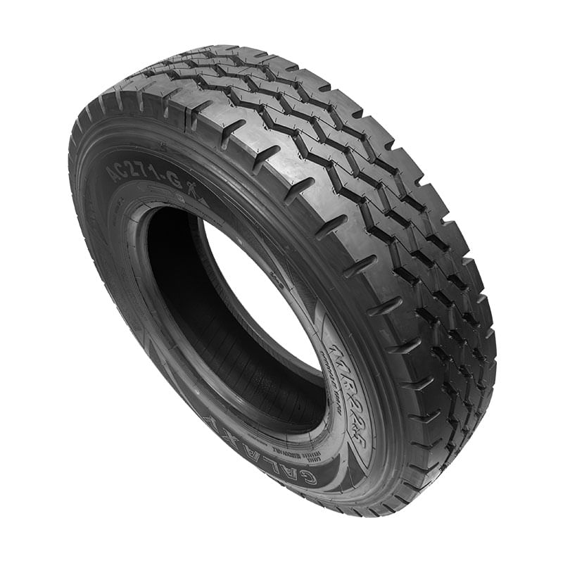 Llanta 11R22-5 modelo AC271-G marca Galaxy para camion GLX11R225-16CPMX