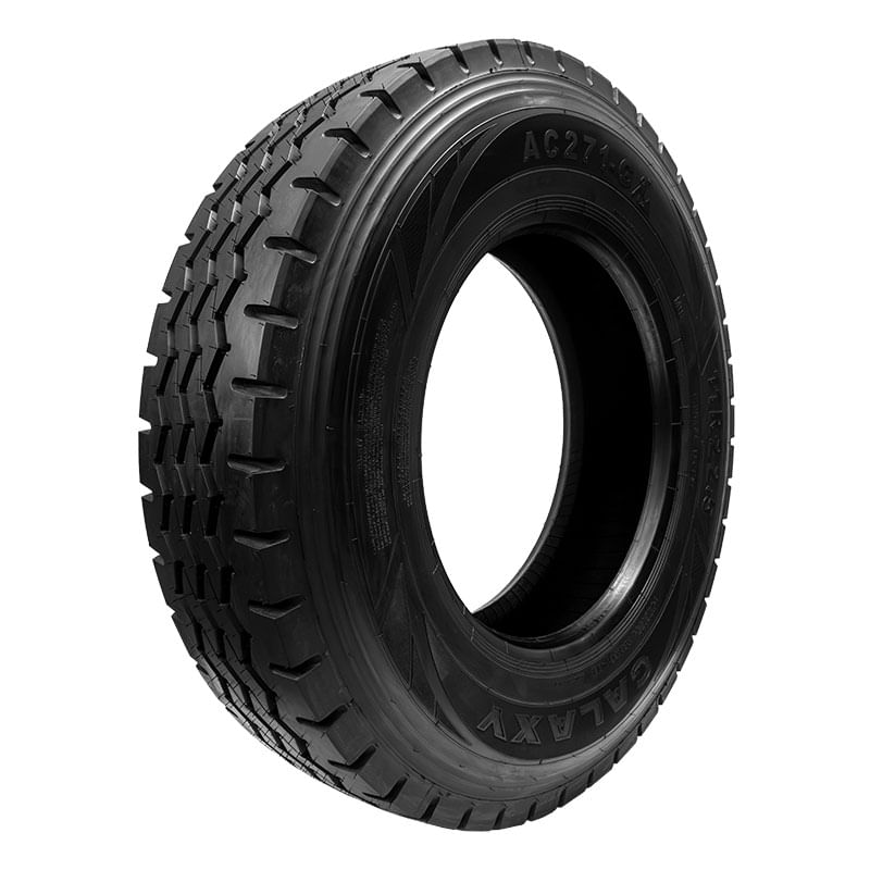 Llanta 11R22-5 modelo AC271-G marca Galaxy para camion GLX11R225-16CPMX